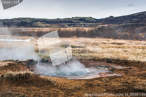 Image of Geothermal puddle in Iceland