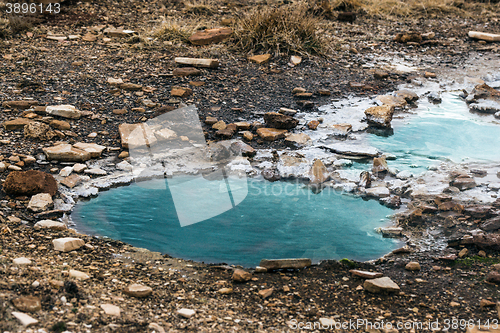 Image of Geothermal water hole in Iceland