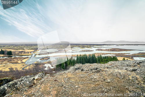 Image of Iceland scenery at the Thingvellir national park