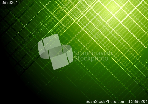 Image of Dark green shiny tech brochure background