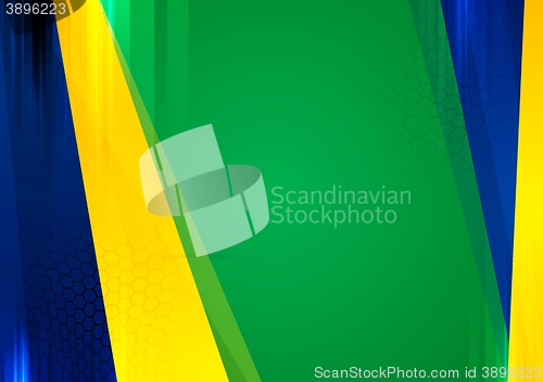 Image of background in Brazilian colors