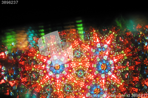Image of color kaleidoscope texture