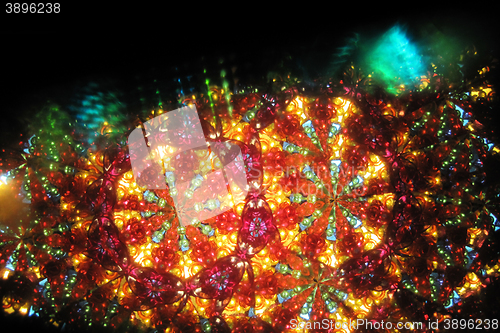 Image of color kaleidoscope texture
