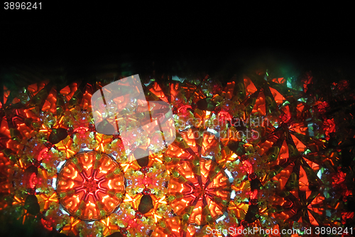 Image of color kaleidoscope texture