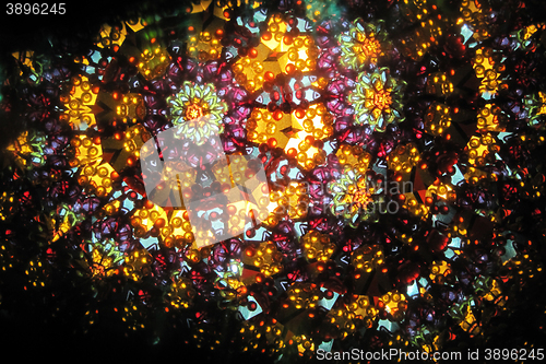 Image of color kaleidoscope texture