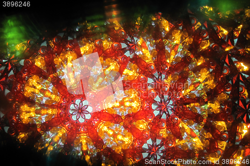 Image of color kaleidoscope texture