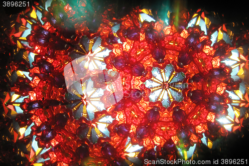 Image of color kaleidoscope texture
