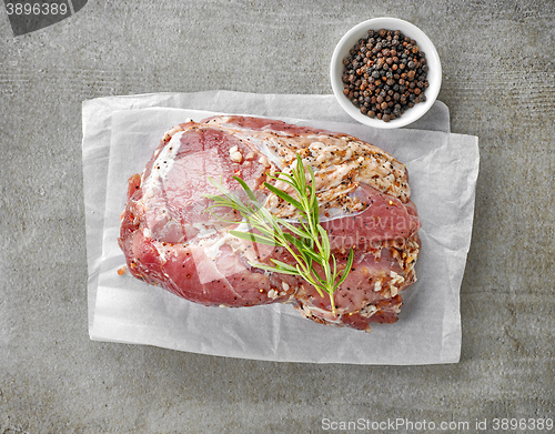 Image of fresh raw pork tenderloin