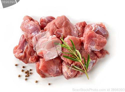 Image of heap of raw meat cuts