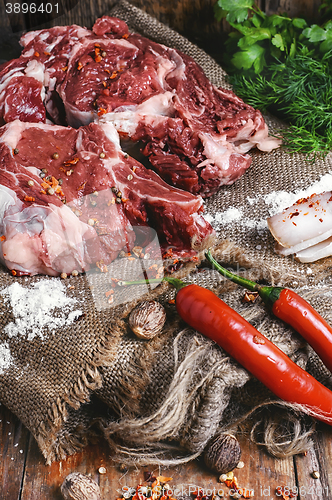 Image of Fresh entrecote beef