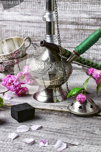 Image of Stylish Arabic hookah