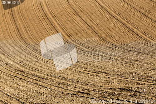 Image of Beautiful summer rural landscape lines