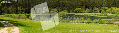 Image of Beautiful summer rural landscape