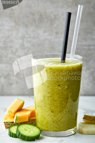 Image of glass of smoothie