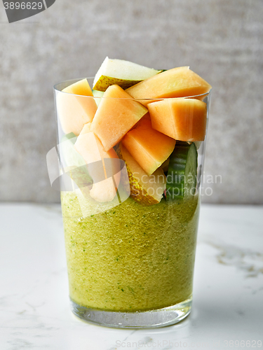 Image of glass of smoothie