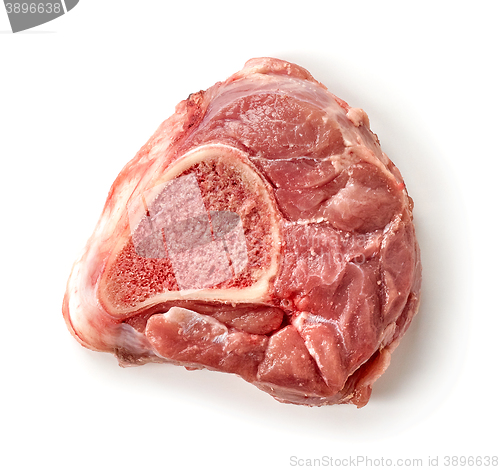 Image of fresh raw meat slice