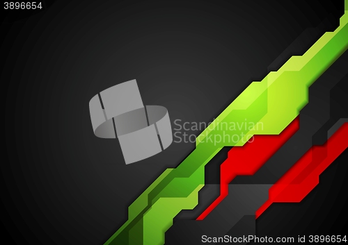 Image of Dark technology abstract background