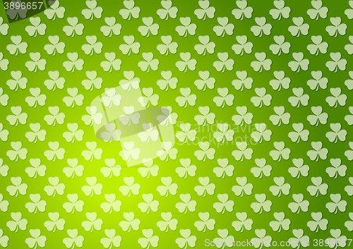 Image of Clovers shamrocks green abstract texture background