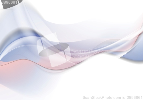 Image of Abstract rose quartz and serenity wavy background