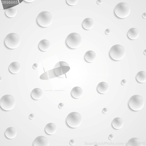 Image of Abstract light grey circle balls background