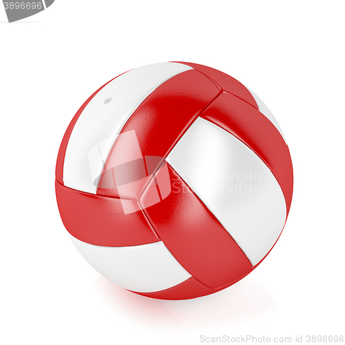 Image of Red and white ball