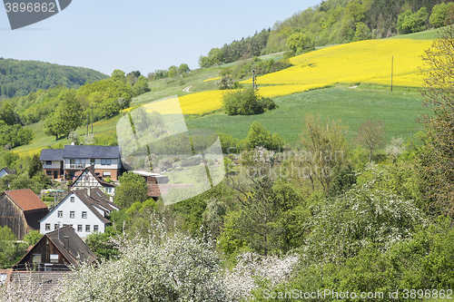 Image of rural springtime scenery