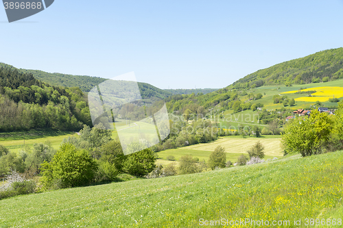 Image of rural springtime scenery