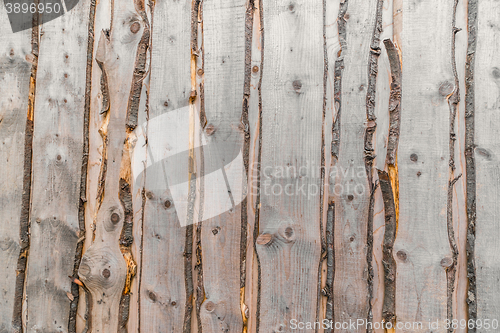 Image of Raw wood background with planks