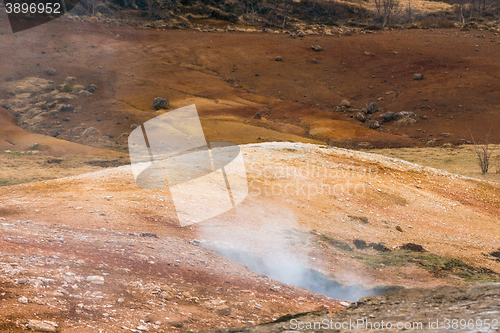 Image of Geothermal activity in icelandic nature