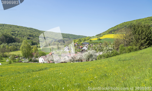 Image of rural springtime scenery