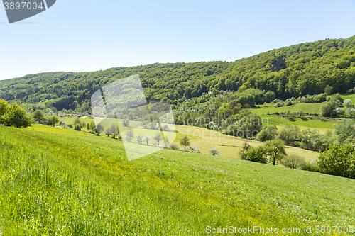 Image of rural springtime scenery