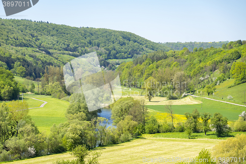 Image of rural springtime scenery