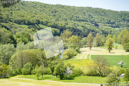 Image of rural springtime scenery