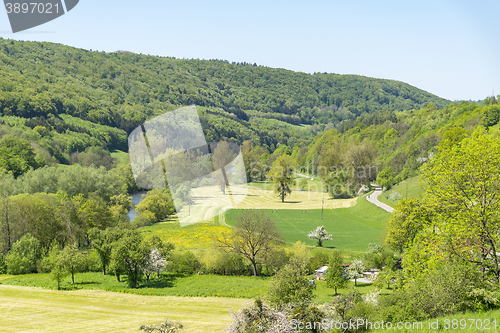 Image of rural springtime scenery