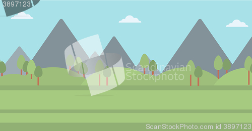 Image of Background of mountain landscape.