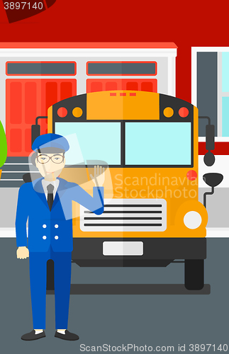 Image of School bus driver.