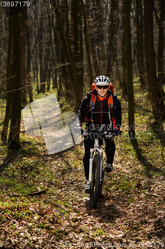 Image of Rider in action at Freestyle Mountain Bike Session