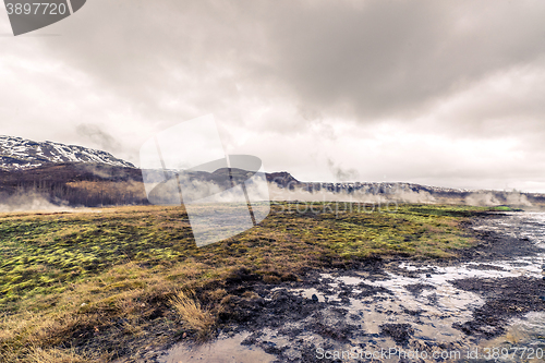 Image of Steamy fields in iceland