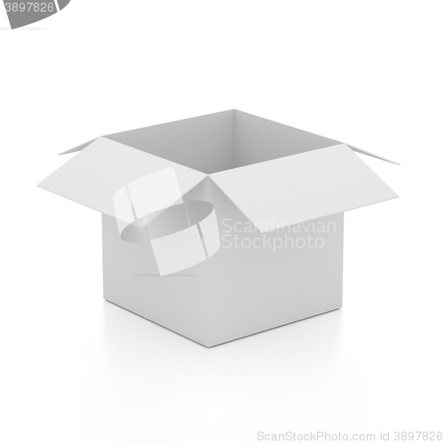 Image of Blank open box