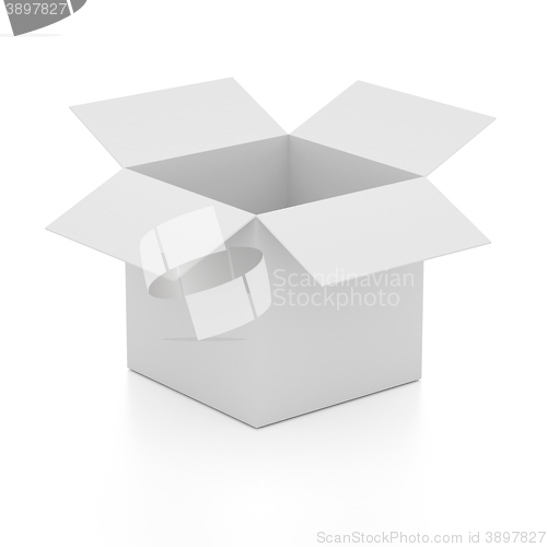 Image of Blank open box