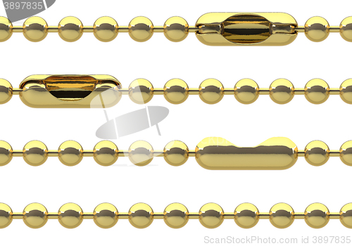 Image of Seamless golden chain