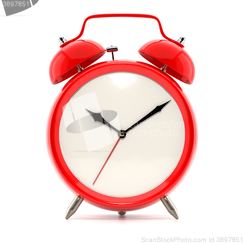 Image of Alarm clock on white background