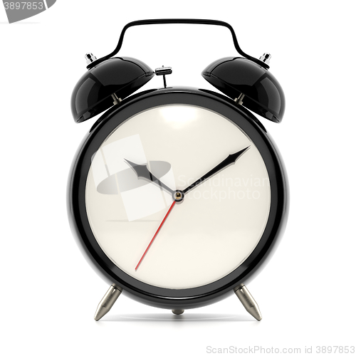 Image of Alarm clock on white background