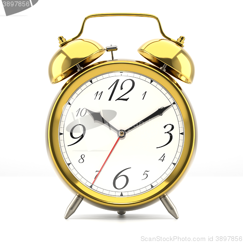 Image of Alarm clock on white background