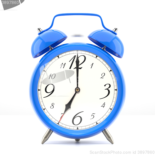 Image of Alarm clock on white background