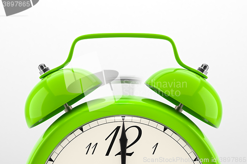 Image of Alarm clock on white background