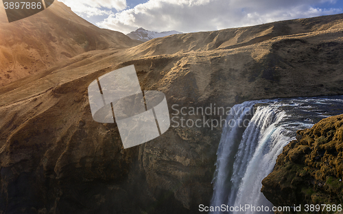 Image of Waterfall in Iceland