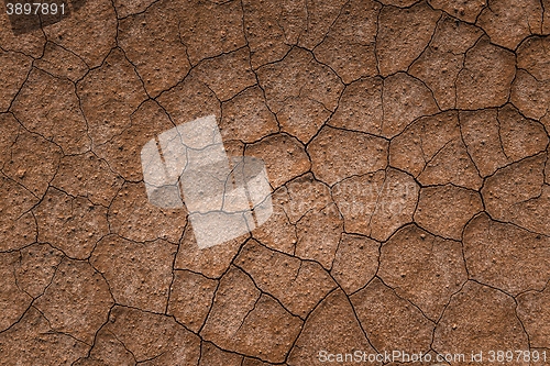 Image of Dry soil closeup