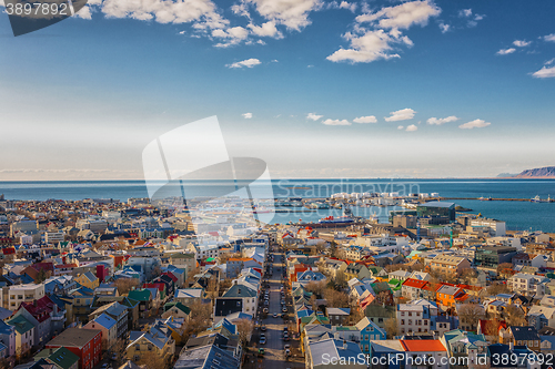 Image of Reykjavik from above