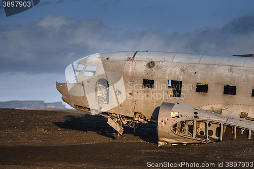 Image of Plane wreck at Iceland